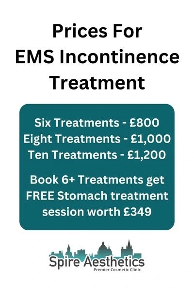 EMS Incontinence Treatment Prices Oxted