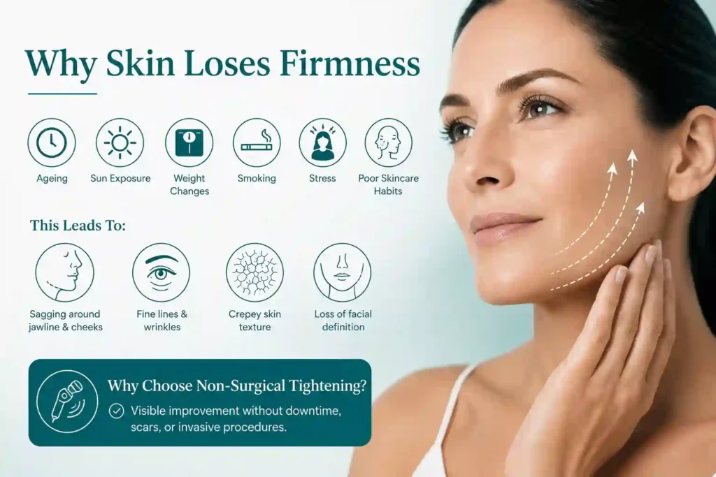 What Makes Skin Lose Firmness and Why Do People Seek Non-Surgical Tightening Oxted?