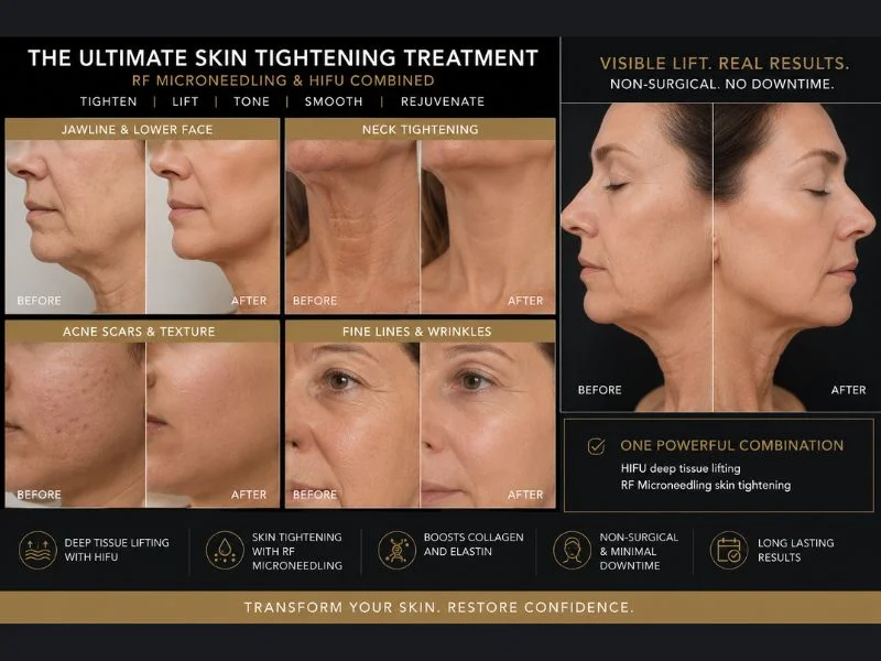 Results of combined treatment for the ultimate skin tightening treatment Oxted